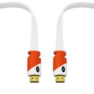 FLAT Cable HDMI 25' High Speed HDMI Flat Wire CL3 Rated - Ethernet Audio Return Channel ( ARC ) 3D 4K UHD 2160p... N5