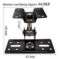 One Pair of Satellite Speaker Mount Bracket with Adjustable Tilt and Swivel for Wall and Ceiling N4