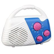 TIVDIO SY-920 IPX4 Waterproof Portable Shower AM/FM Radio with Rotary Control for bathroom hanging Music（Blue） N7
