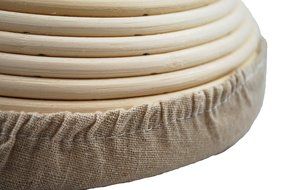 Adore Amore - 10 inch Round Banneton Bread Proofing Basket Removable Linen Cloth Liner Instructions and Recipe...
