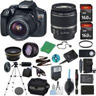 Canon Rebel T6 Camera + 18-55mm IS + 2pcs ZeeTech 16GB Memory + Case + Reader + Tripod + Starter Set + Wide Angle...