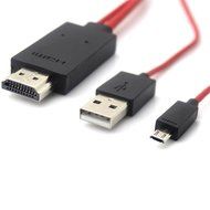 KSRplayer MHL 11 Pin Micro USB to Hdmi Adapter Cable 1080p Hdtv for Samsung Galaxy S5, S4, S3, Note 3, Note 2,... N6