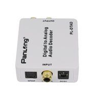 Panlong Optical SPDIF Toslink/ Coaxial Digital to Analog Audio Converter Decoder, Support 5.1 Dolby Digital, DTS... N8