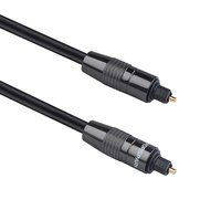 Forspark Digital Optical Audio 24k Gold Plated Toslink Cable 6ft- Cl3 Rated N4