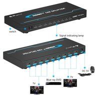 Portta PET0104 HDMI Splitter 4 Port 1x4 v1.3 support Full HD 3D 1080p Deep Color HD Audio Real HDMI N18