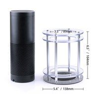 Stable Mount Stand for Amazon Echo Speaker - Protective Accessories (Clear Black) N14