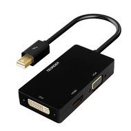 Teorder Thunderbolt Mini Display Port DP to HDMI DVI VGA Adapter Audio Video Full HD 1080p HDTV Adaptor for Mac... N3