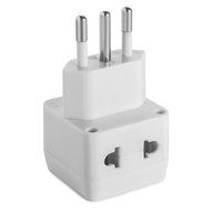 Yubi Power 2 in 1 Universal Travel Adapter with 2 Universal Outlets - Built in Surge Protector - 3 Pack - Black... N93