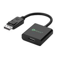 SIENOC Displayport DP Male to HDMI Female DP to HDMI Adapter Cable Video Audio Converter Color Black Pack of 2 N5
