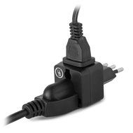Yubi Power 2 in 1 Universal Travel Adapter with 2 Universal Outlets - Built in Surge Protector - 3 Pack - Black... N100
