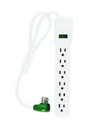 GoGreen Power GG-16103MSBK 6 Outlet Surge Protector w/ 2.5' Cord N4