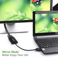 Ugreen Active HDMI to VGA Adapter Converter with Audio and Mirco USB Converter Premium Aluminum Case for Apple... N10