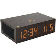 New GOgroove GGBSTYM200BDUS BlueSYNC TYM Dark Brown Alarm Clock