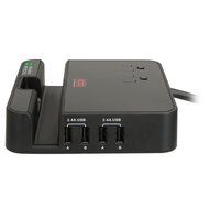 UL LISTED Surge Protector - EZOPower Desktop Charging Station with 3 AC Outlets, 3 USB Charger Ports and Built-in... N12