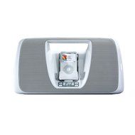 Boombox Digital Am/fm Radio Remote Control 20 Watts White