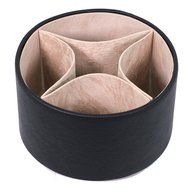 Tech Swiss TS727BK Remote organizer for the living room coffee table - Spinning storage for tv remotes, pens,... N3