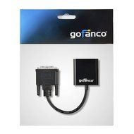 gofanco Pro-series DVI-D to VGA Active Converter - with 3 Feet Micro USB Power Cable for BETTER compatibility... N11