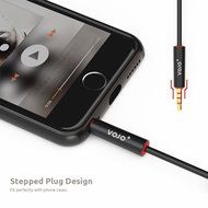VOJO (2 Pack) 3.5mm Auxiliary Audio Cable 6ft Coiled Aux Cord for Car with Male to Male Gold Plated Jack, Tangle-free... N8