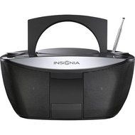 Insignia Portable CD / MP3 / USB Player Lightning iPhone / iPod Boombox Stereo Speaker Dock with FM Radio (Black... N4