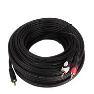 3.5mm Male to 2-Male RCA [Left / Right] Stereo Audio Cable - Step Down Design Adapter Cable for iPhone, iPod,... N7