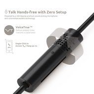 VOJO (2 Pack) 3.5mm Auxiliary Audio Cable 6ft Coiled Aux Cord for Car with Male to Male Gold Plated Jack, Tangle-free... N11