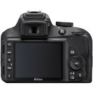 Nikon D3300 24.2 MP CMOS Digital SLR with Auto Focus-S DX NIKKOR 18-55mm f/3.5-5.6G VR II Zoom Lens (Black) -... N5
