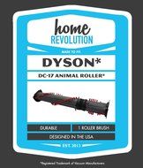 Dyson DC17 Home Revolution Brand Roller Brush Replacement; Made To Fit DC-17 Animal, Asthma and Allergy, and Total... N2