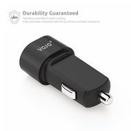 VOJO (2 Pack) 3.5mm Auxiliary Audio Cable 6ft Coiled Aux Cord for Car with Male to Male Gold Plated Jack, Tangle-free... N14
