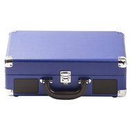 Knox Portable Bluetooth USB Turntable with Built-in Speakers (Blue) N4