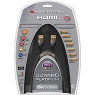 Monster Ultra HD Platinum Ultra High Speed HDMI Cable with Ethernet - 5 Feet (140801-00)
