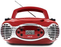 Akai CE2200R CD Boombox FM PLL Radio, Black N3