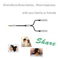 DIKOO 35510011 AUX 3.5mm Male to Male Stereo Audio Cable with In-line Microphone N33