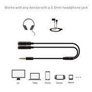 DIKOO 35510011 AUX 3.5mm Male to Male Stereo Audio Cable with In-line Microphone N38