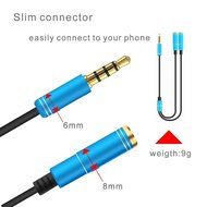 DIKOO 35510011 AUX 3.5mm Male to Male Stereo Audio Cable with In-line Microphone N42