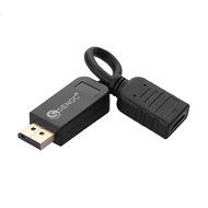 SIENOC Displayport DP Male to HDMI Female DP to HDMI Adapter Cable Video Audio Converter Color Black Pack of 2 N7
