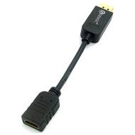 SIENOC Displayport DP Male to HDMI Female DP to HDMI Adapter Cable Video Audio Converter Color Black Pack of 2 N9