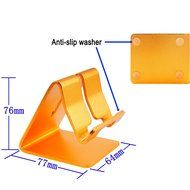 Honsky&reg;Solid Portable Aluminum Desktop Stand Smart Phone Holder for Desk Bed,iPad Mini Stand Tablet Stands for... N20