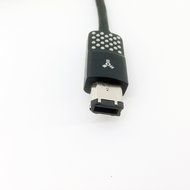 Pasow FireWire 800 to 400 9 to 6 pin Cable (9pin 6pin) 6FT , IEEE 1394 Firewire 800 9-pin/6-pin Cable 6 Feet N6