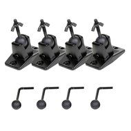 VideoSecu 5 Black Universal Satellite and Audio Speaker Mount Bracket for Wall or Ceiling MS40B5 WM6 N13