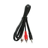 Parts Express 3.5mm Stereo Male To 2 RCA Male Cable 5 feet N3