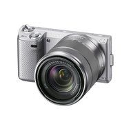 Sony NEX-5N 16.1 MP Compact Interchangeable Lens Touchscreen Camera With 18-55mm Lens (Silver) N4