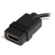 StarTech.com HDACFM5IN 5 in High Speed HDMI Cable with Ethernet- HDMI to HDMI Mini- F/M N34