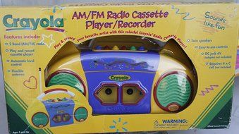 Crayola Am/fm Radio Cassette Player/recorder