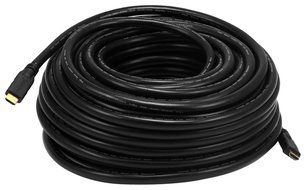 Monoprice 25ft 22AWG CL2 High Speed HDMI&reg; Cable With Ethernet - Black N7