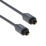 VeLLBox (50Feet) Slim Toslink Optical Digital Audio Cable OD:4.0mm Molded ,Grey N4