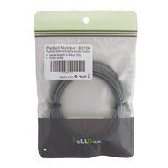 VeLLBox (50Feet) Slim Toslink Optical Digital Audio Cable OD:4.0mm Molded ,Grey N5
