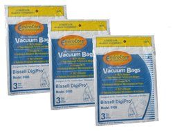 9 (3 Pkgs) Type 32115 Bissell Digi-Pro Allergy Vacuum Cleaner Bags 6900 Series. Also substitute for LG Samsung... N4