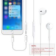 Lightning to 3.5 Male AUX Stereo Adapter Cable CONMDEX iPhone 7/7 Plus Car Male to Male Auxiliary Audio Adapter... N27