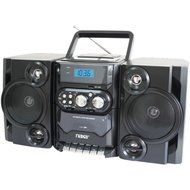 NAXA NPB428 Portable CD Player Boombox AM/FM Radio USB &amp; Aux-Inputs 110V/220V Electronic Accessories