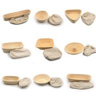 AngelaKerry 1pcs 34x15.5x7cm (1.3x0.6x0.2.8 inch) Banneton Brotform Long-Strip Bread Proofing Basket Handmade N18